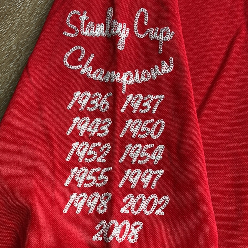 Vintage Detroit Red Wings CCM Stanley Cup Champions Jacket Size X-Large - Picture 5 of 14